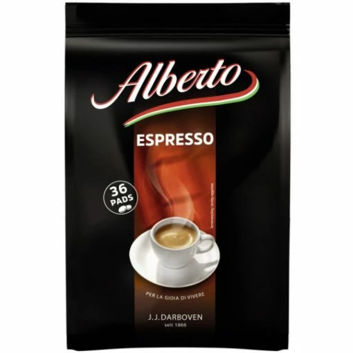 Alberto Espresso Kaffeepads 36ST 252G -Meßmer Ladenverkäufe albertoespressopads