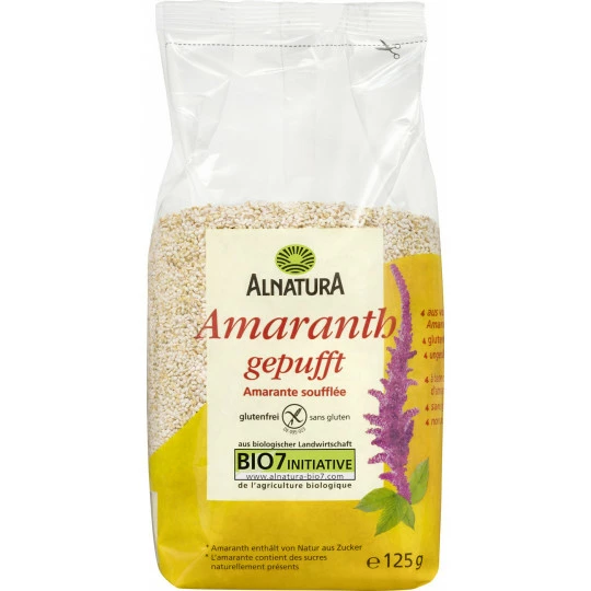 Alnatura Bio Amaranth Gepufft 125G 1 Alnatura Bio Amaranth Gepufft 125G