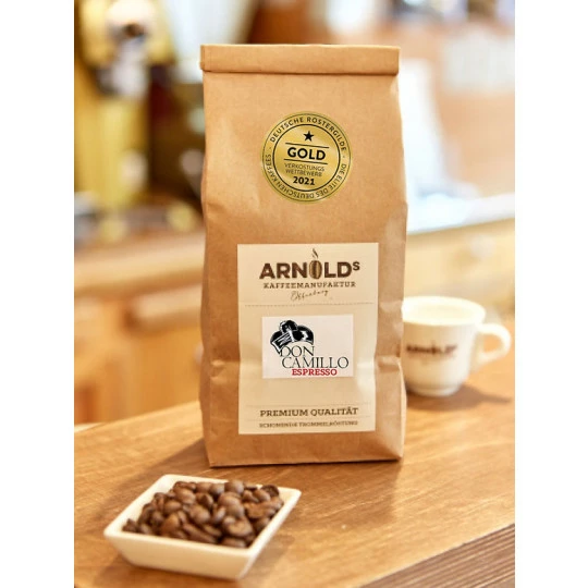 Arnolds Kaffeemanufaktur Don Camillo Espresso 500G 1 Arnolds Kaffeemanufaktur Don Camillo Espresso 500G