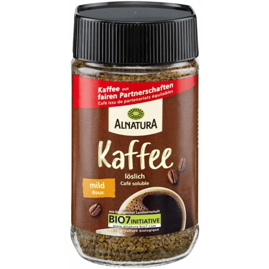 Alnatura Bio Kaffee Löslich 100G 1 Alnatura Bio Kaffee Löslich 100G