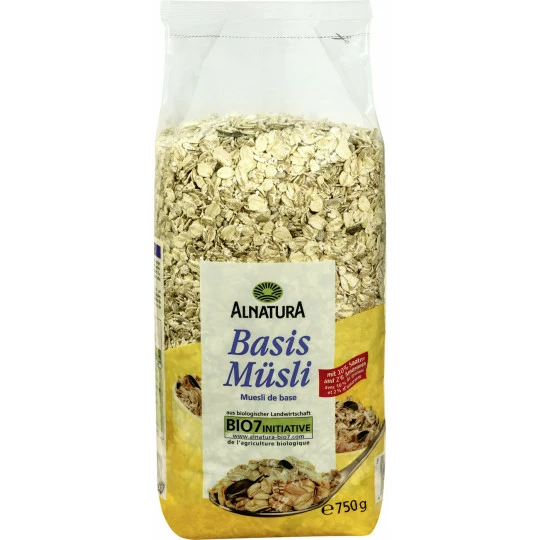Alnatura Bio Basis Müsli 750G 1 Alnatura Bio Basis Müsli 750G