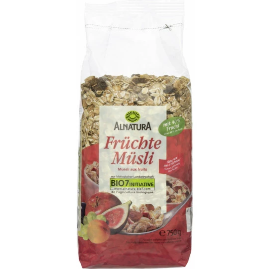 Alnatura Bio Früchte-Müsli 750G 1 Alnatura Bio Früchte-Müsli 750G