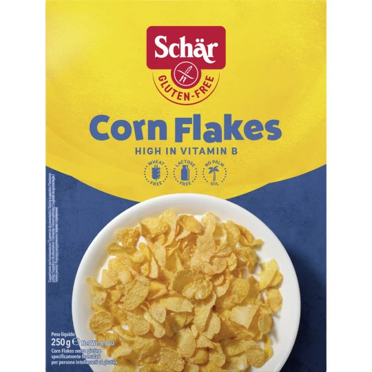 Schär Corn Flakes High In Vitamin B 250G 1 Schär Corn Flakes High In Vitamin B 250G
