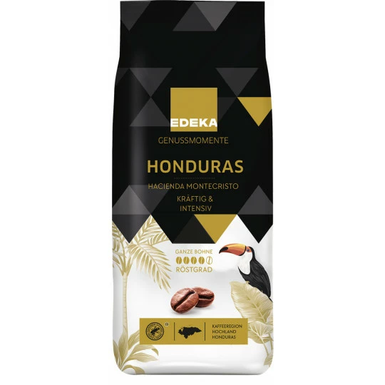 EDEKA Genussmomente Kaffee Honduras Hacienda Montecristo Ganze Bohnen 500G 1 EDEKA Genussmomente Kaffee Honduras Hacienda Montecristo Ganze Bohnen 500G