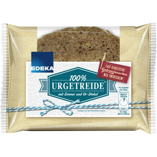 EDEKA Urgetreide Brot 350G 1 EDEKA Urgetreide Brot 350G