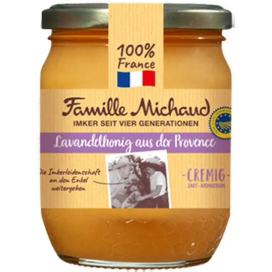 Famille Michaud Lavendelhonig Aus Der Provence Cremig 375G 1 Famille Michaud Lavendelhonig Aus Der Provence Cremig 375G