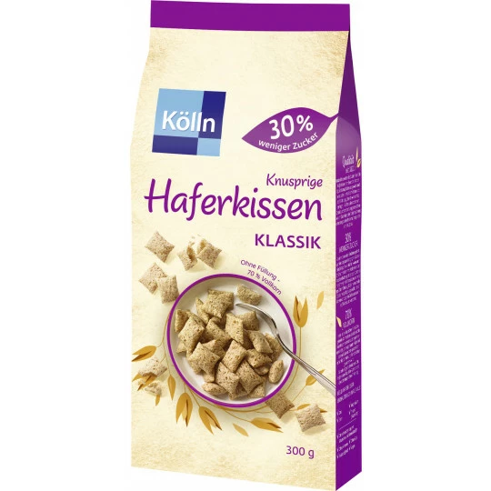 Kölln Knusprige Haferkissen Klassik 300G 1 Kölln Knusprige Haferkissen Klassik 300G