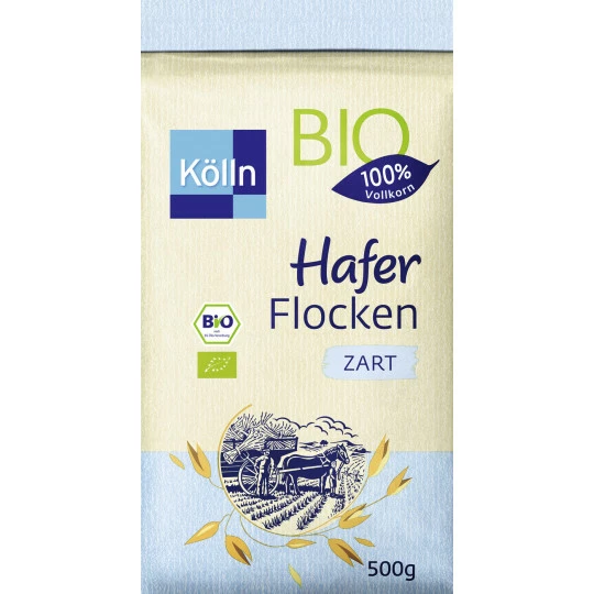 Kölln Bio Haferflocken Zart 500G 1 Kölln Bio Haferflocken Zart 500G