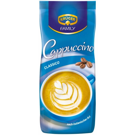 Krüger Family Cappuccino Classico Im Nachfüllbeutel 500G 1 Krüger Family Cappuccino Classico Im Nachfüllbeutel 500G