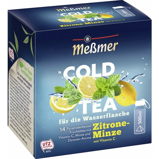 Meßmer Cold Tea Zitrone-Minze 14ST 38,5G 1 Meßmer Cold Tea Zitrone-Minze 14ST 38,5G