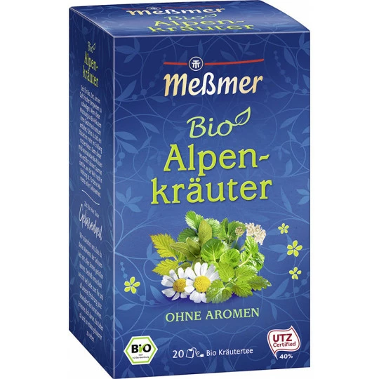 Meßmer Bio Tee Alpenkräuter 20ST 40G 1 Meßmer Bio Tee Alpenkräuter 20ST 40G