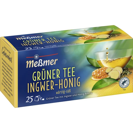 Meßmer Grüner Tee Ingwer-Honig 25ST 43,8G 1 Meßmer Grüner Tee Ingwer-Honig 25ST 43,8G