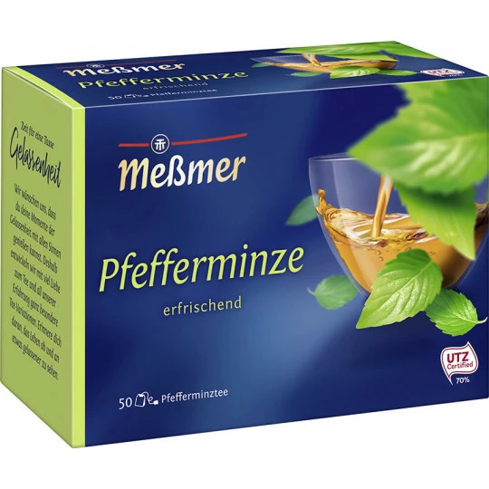 Meßmer Tee Pfefferminze Groß 50ST 112,5G 1 Meßmer Tee Pfefferminze Groß 50ST 112,5G