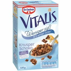 Dr. Oetker Vitalis Knusper Schoko Müsli Weniger Süß 500G