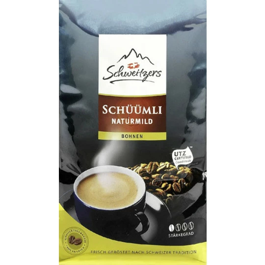 Schweitzers Schüümli Naturmild Bohnen 500G 1 Schweitzers Schüümli Naturmild Bohnen 500G