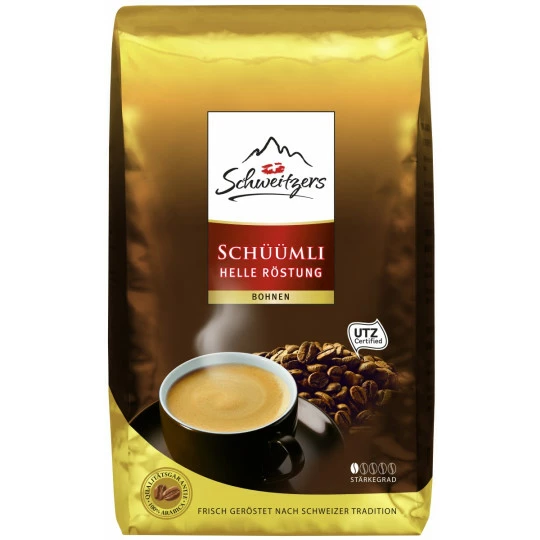 Schweitzers Schüümli Helle Röstung Bohnen 500G 1 Schweitzers Schüümli Helle Röstung Bohnen 500G