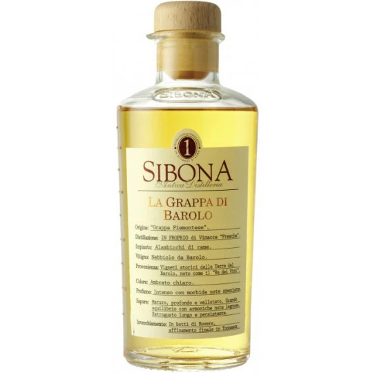 Sibona Grappa Di Barolo 0,5L 1 Sibona Grappa Di Barolo 0,5L
