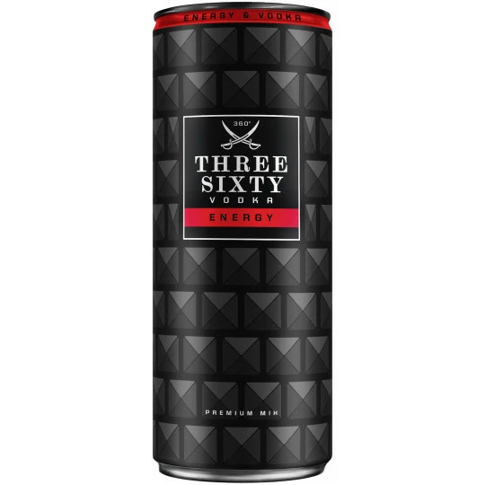 Three Sixty Vodka & Energy 0,33L 1 Three Sixty Vodka & Energy 0,33L